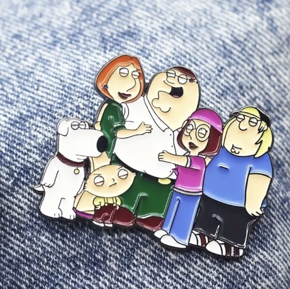Family Guy hat pin, Family Guy enamel pin